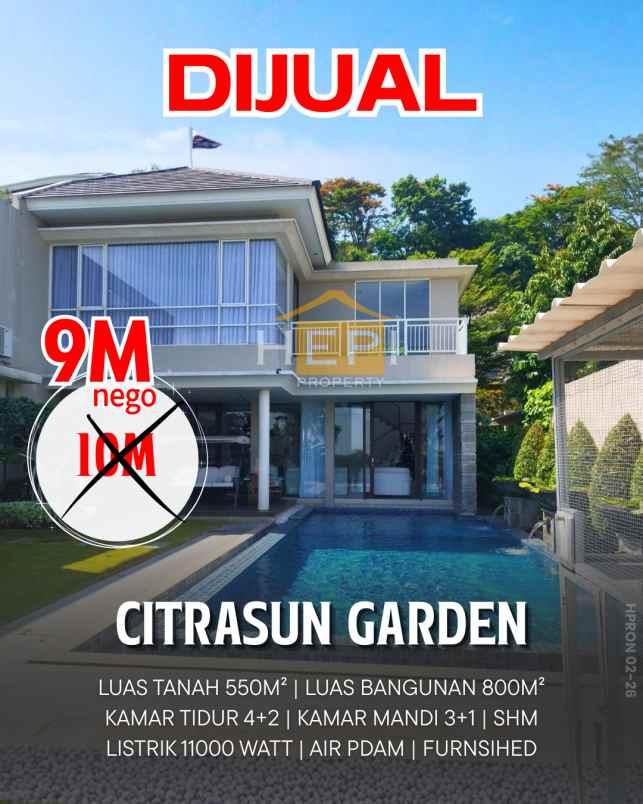 rumah mewah di citrasun garden semarang atas