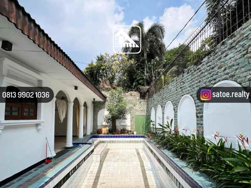 rumah mewah lama hitung tanah di cipete selatan