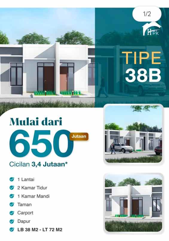 rumah nuansa villa di atas bukit