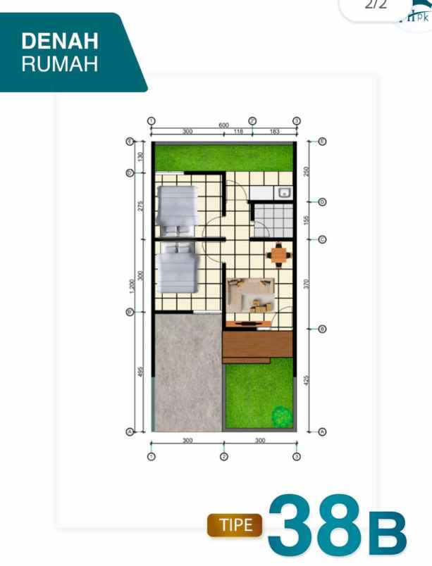 rumah nuansa villa di atas bukit