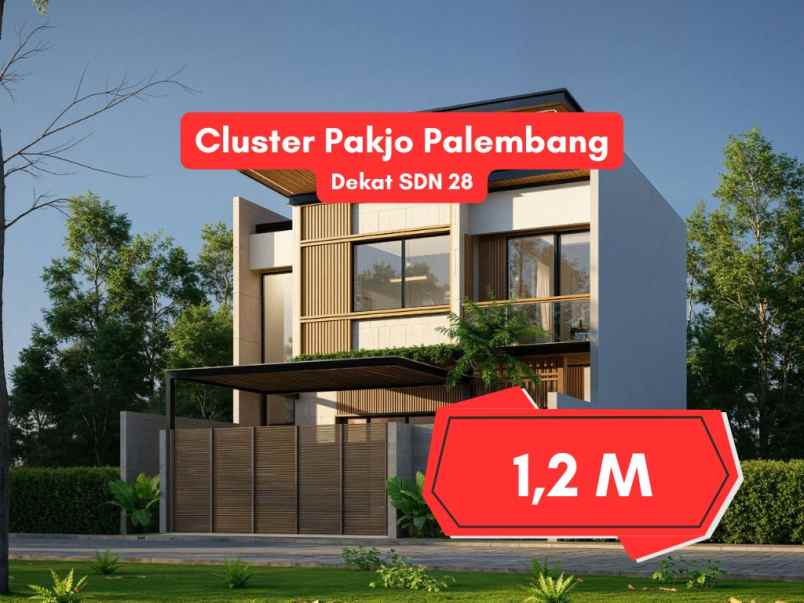 rumah pakjo irigasi palembang dekat man 3 lt 128 m shm