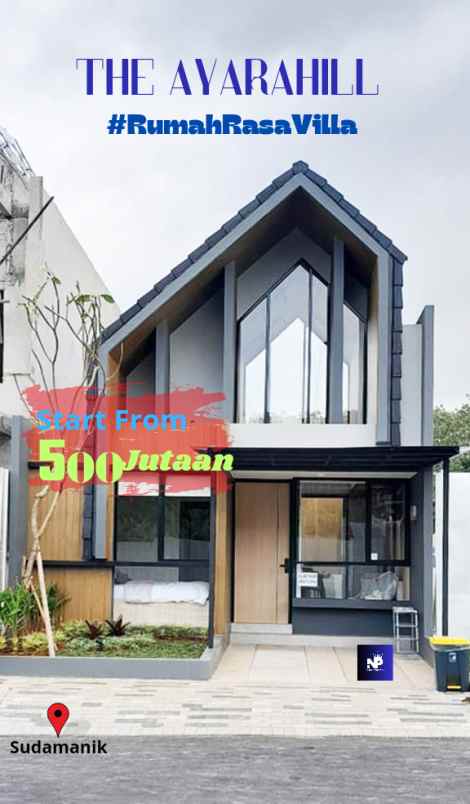 rumah rasa villa dekat dengan stasiun krl