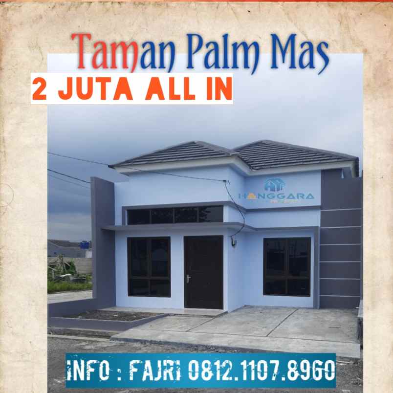 rumah ready siap huni di karawang biaya 2 juta all in