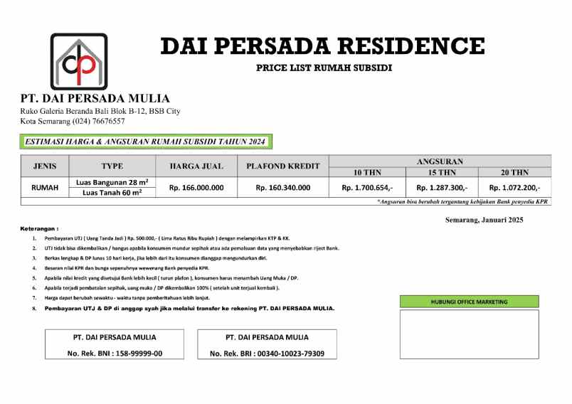 rumah subsidi di trosobo boja kab kendal