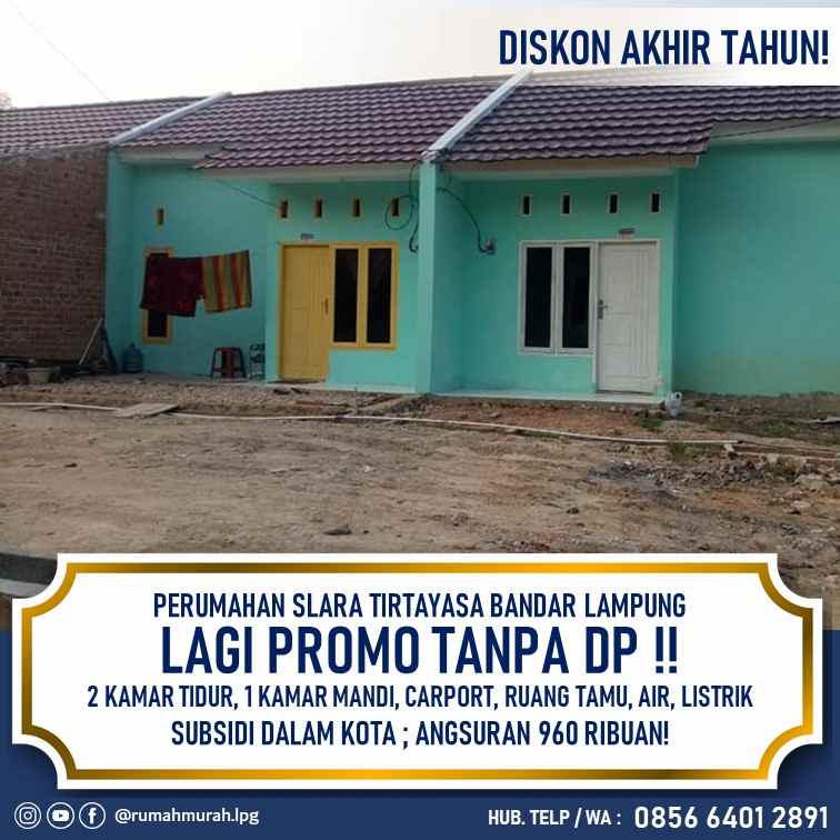 rumah subsidi tanpa dp sukabumi bandar lampung