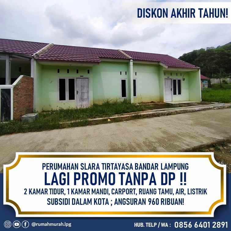 rumah subsidi tanpa dp sukabumi bandar lampung