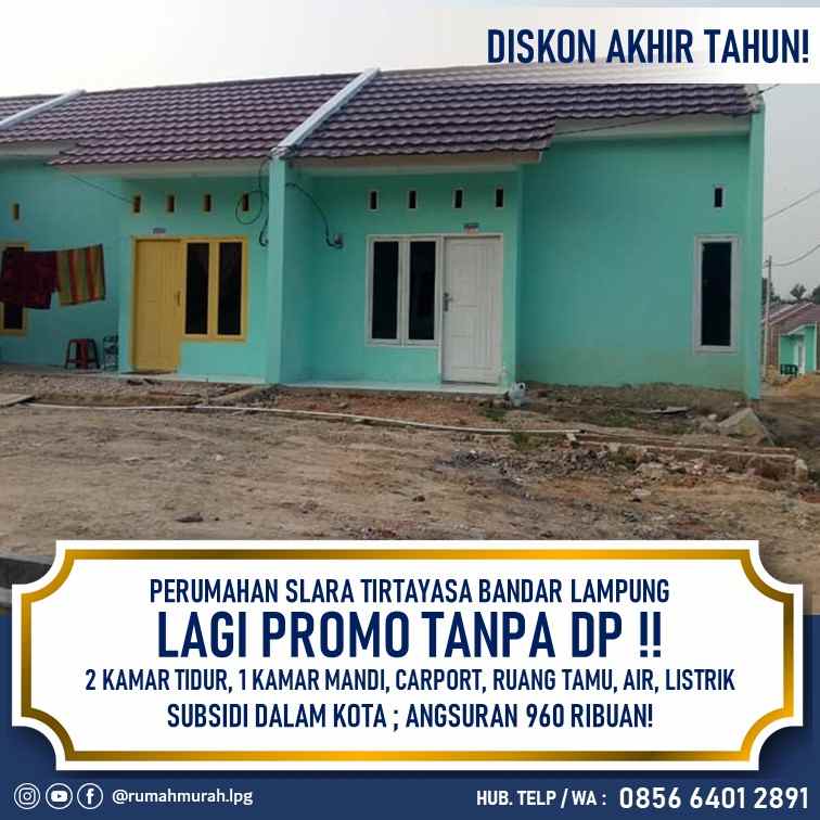 rumah subsidi tanpa dp sukabumi bandar lampung