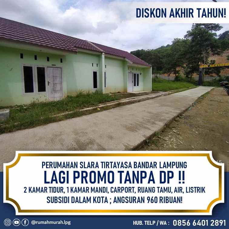 rumah subsidi tanpa dp sukabumi bandar lampung