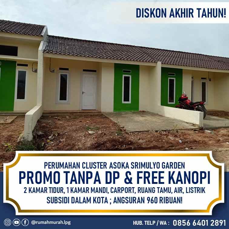 subsidi murah dekat kemiling bonus kanopi