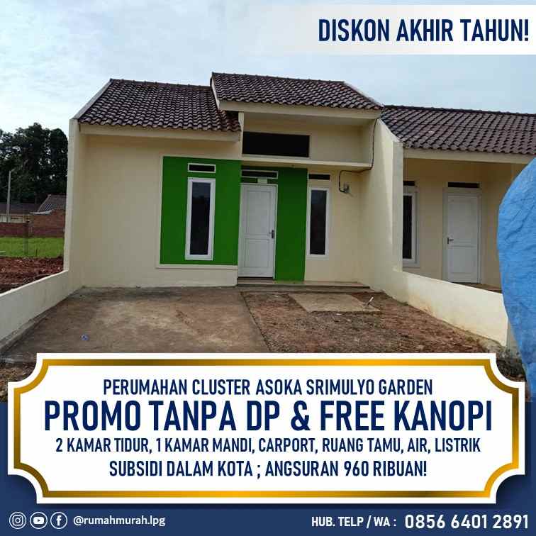 subsidi murah dekat kemiling bonus kanopi