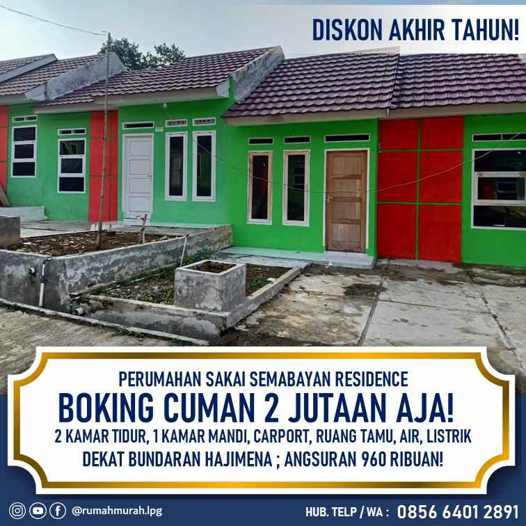 subsidi rumah di hajimena dekat bunderan