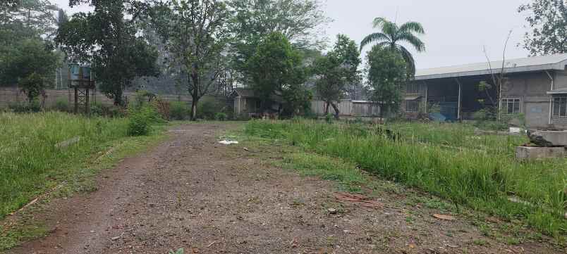 tanah 5637m2 jl raya cileungsi depan mekarsari bogor