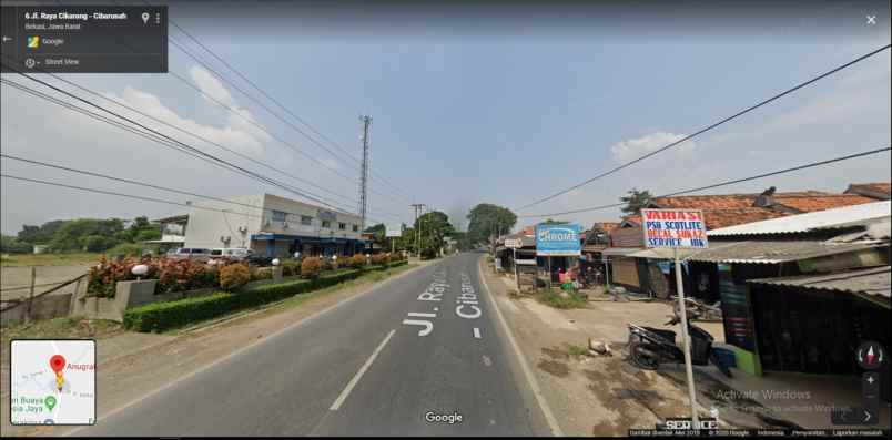 tanah jln raya cikarang