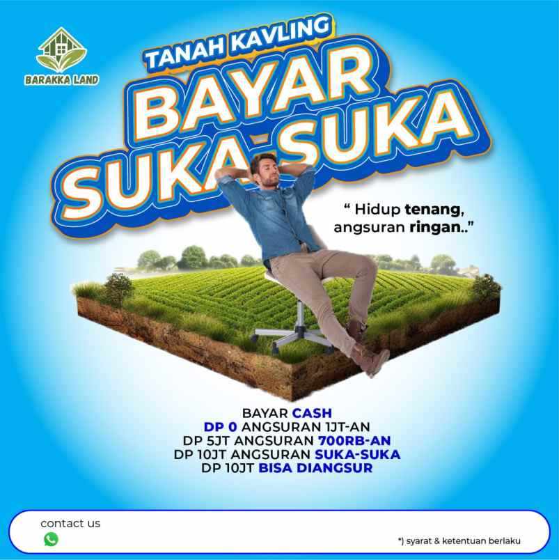 tanah kavling cantik murah barakka land di kedamean