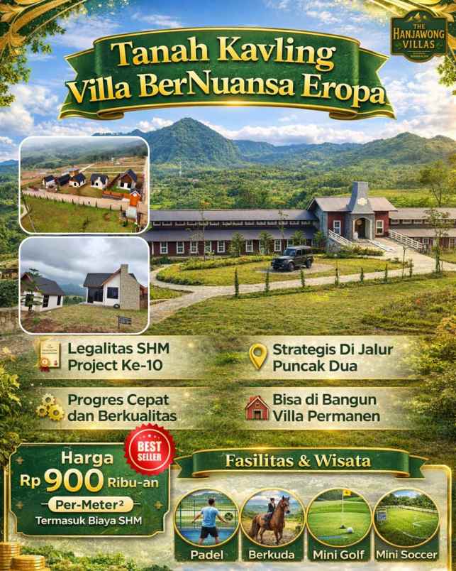 tanah kavling di sukamakmur bogor