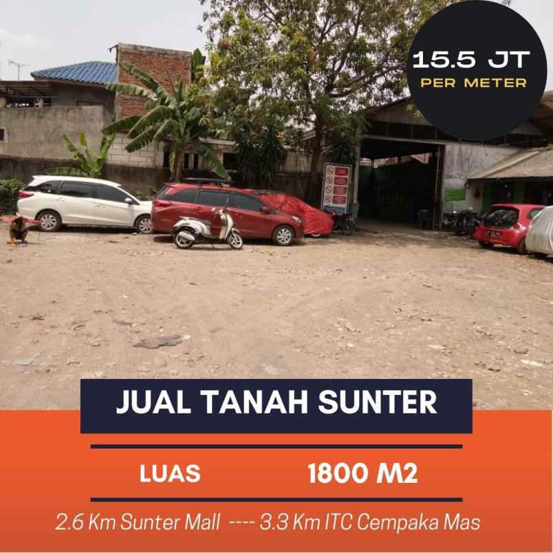 tanah kosong gudang sunter jakarta utara