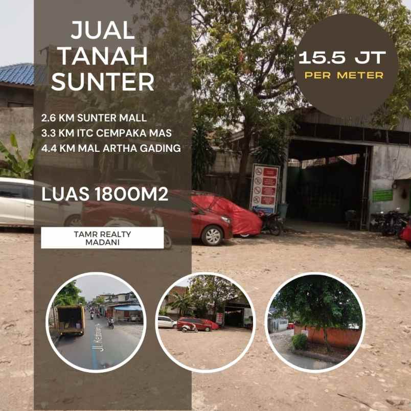 tanah kosong gudang sunter jakarta utara
