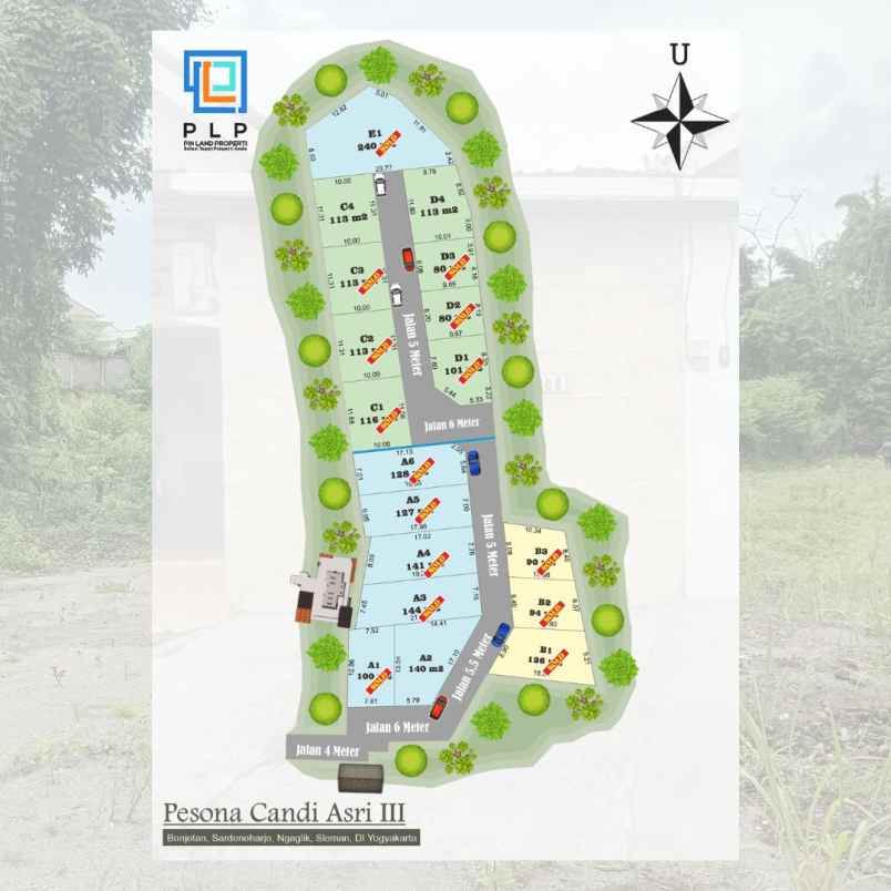 tanah pekarangan belakang kampus uii