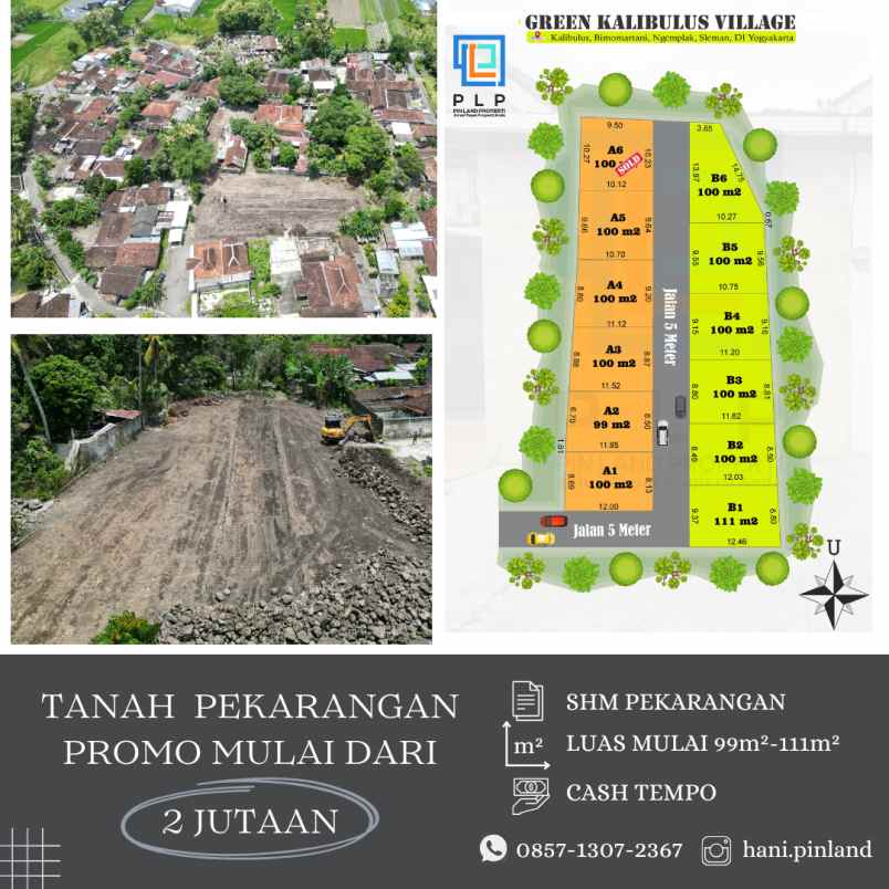tanah pekarangan promo mulai dari 2 jutaan