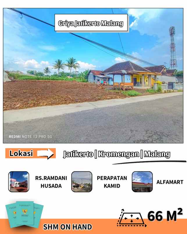 tanah shm di kab malang jatikerto