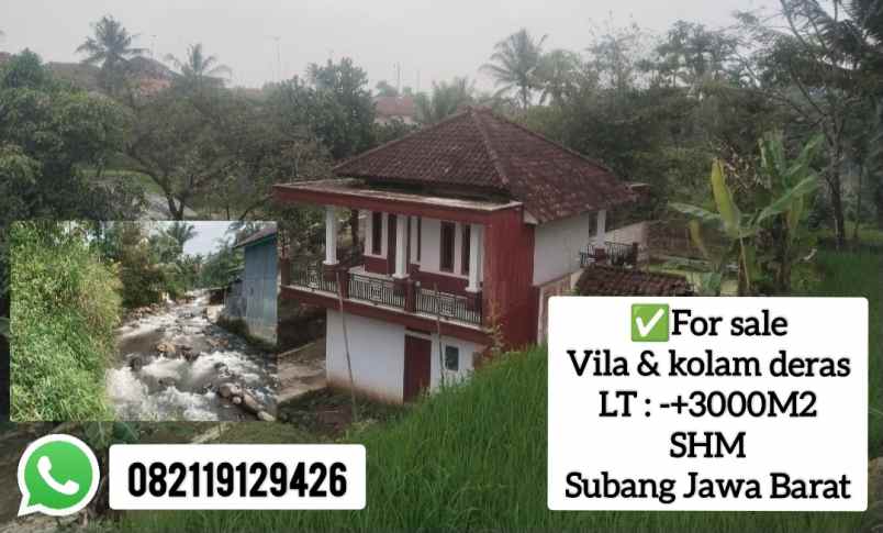 vila kolam deras cisaalak subang jawa barat