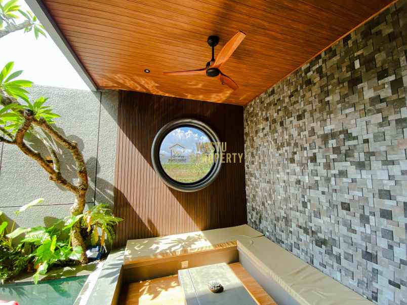 villa fully furnish di jakal utara view sawah