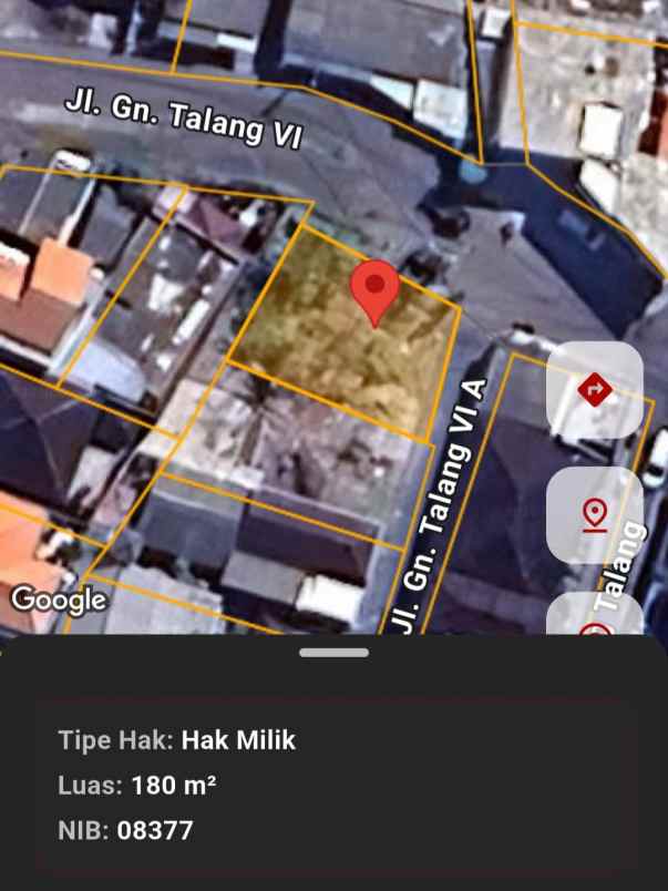 dijual 1 8 are jl gunung talang padangsambian denpasar