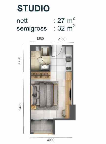 dijual apartemen apartemen cleon park jgc