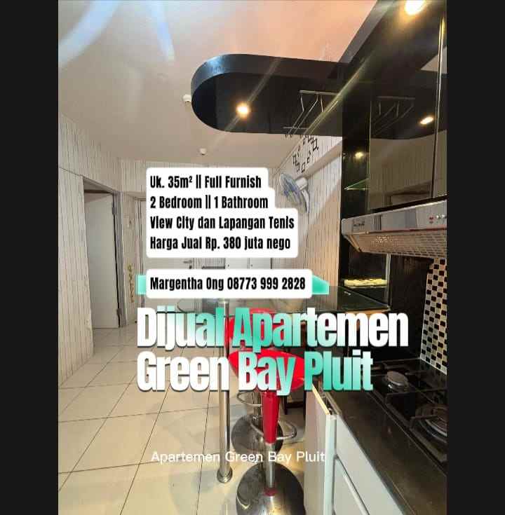 dijual apartemen green bay pluit full furnish