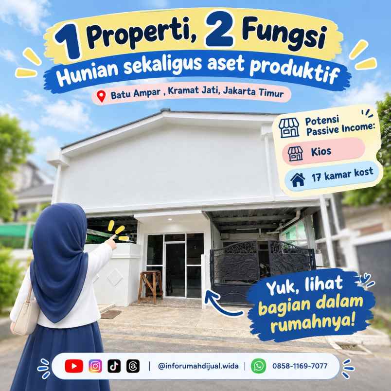 dijual kost batu ampar