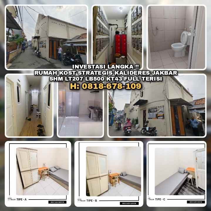 dijual kost kalideres jakarta barat