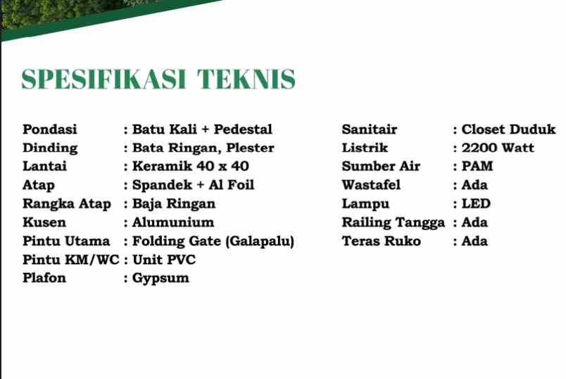 dijual ruko gudang kantor jl jegang no 1