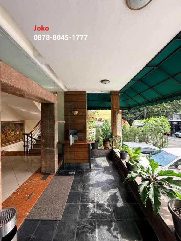 dijual ruko gudang kantor kebayoran baru