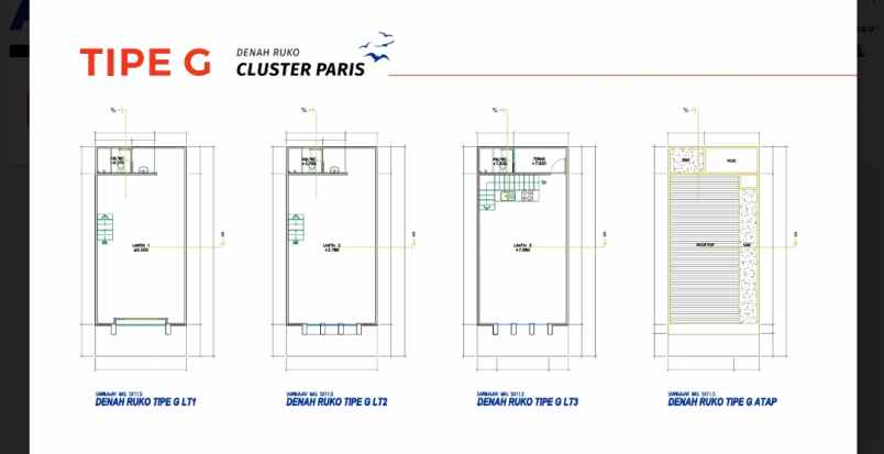 dijual ruko gudang kantor sawojajar mas