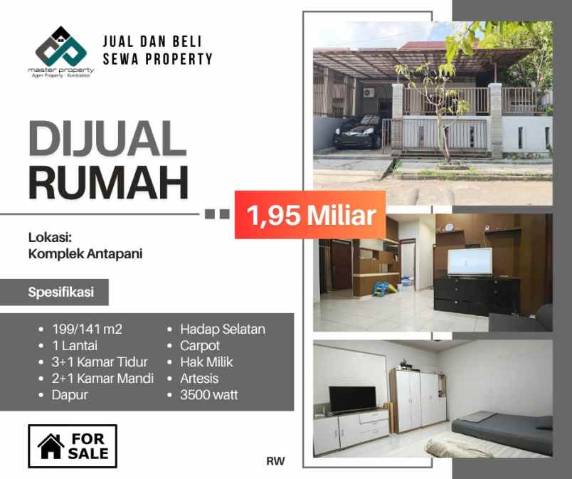 dijual rumah antapani