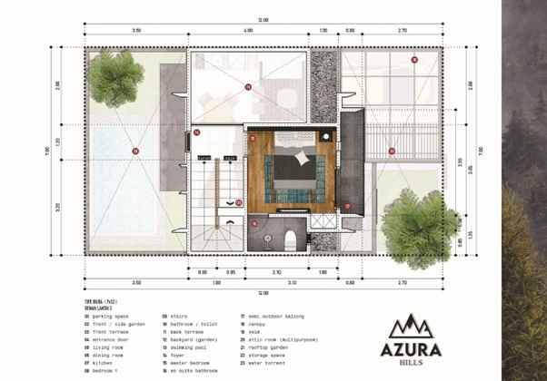 dijual rumah azura hills