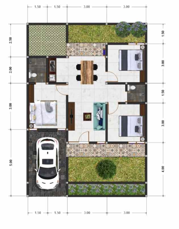 dijual rumah borobudur magelang jawa tengah
