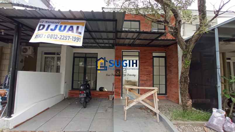 dijual rumah cluster garden villas