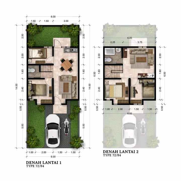 dijual rumah di cluster kawi candisari semarang