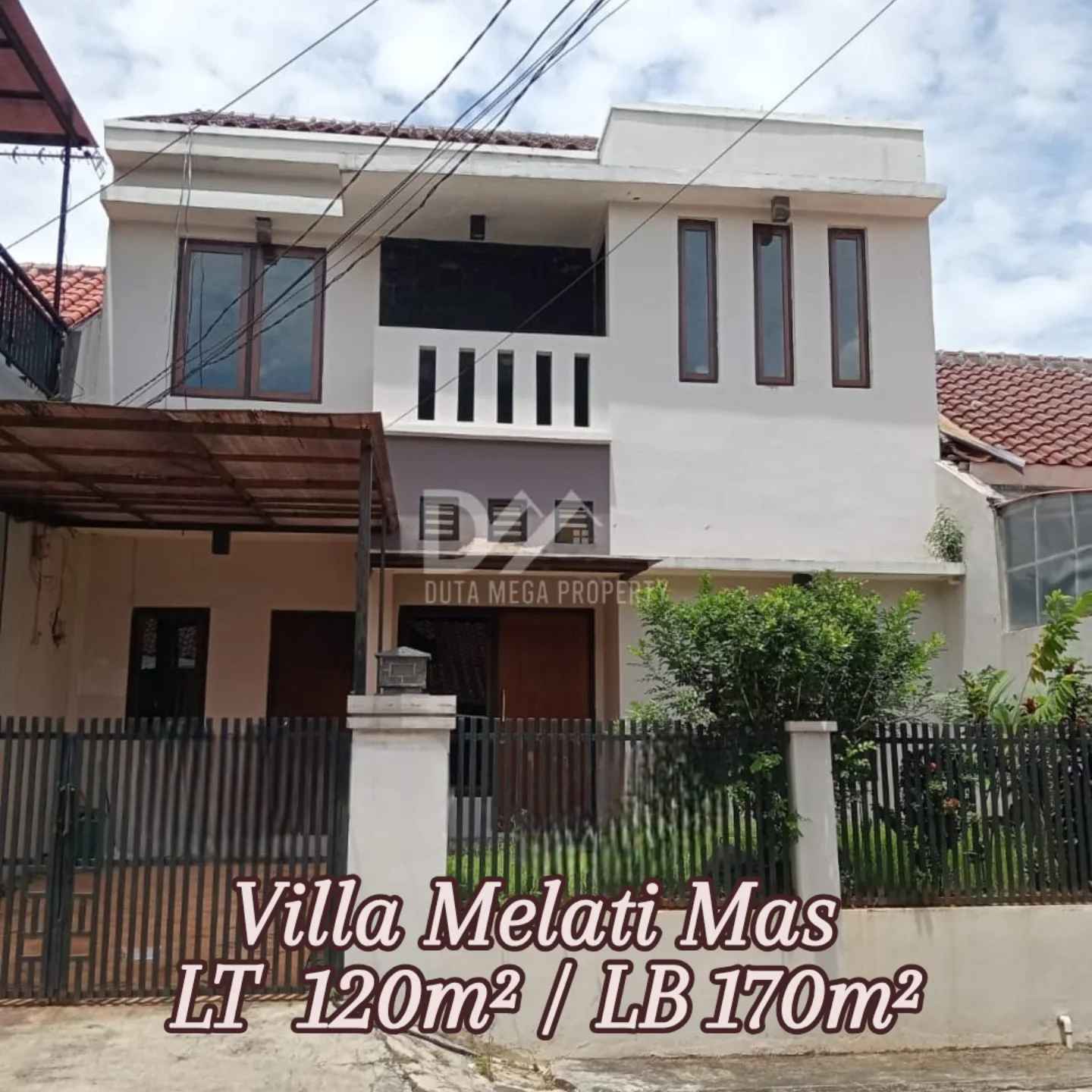 dijual rumah di villa melati mas