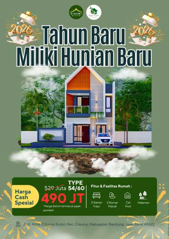 dijual rumah galumpit cileunyi bandung