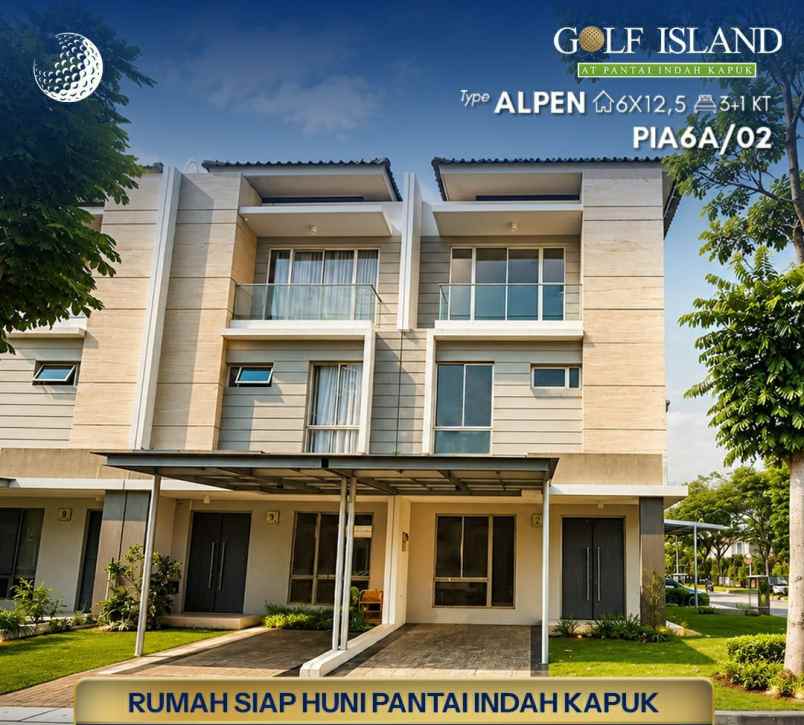 dijual rumah golf island pik