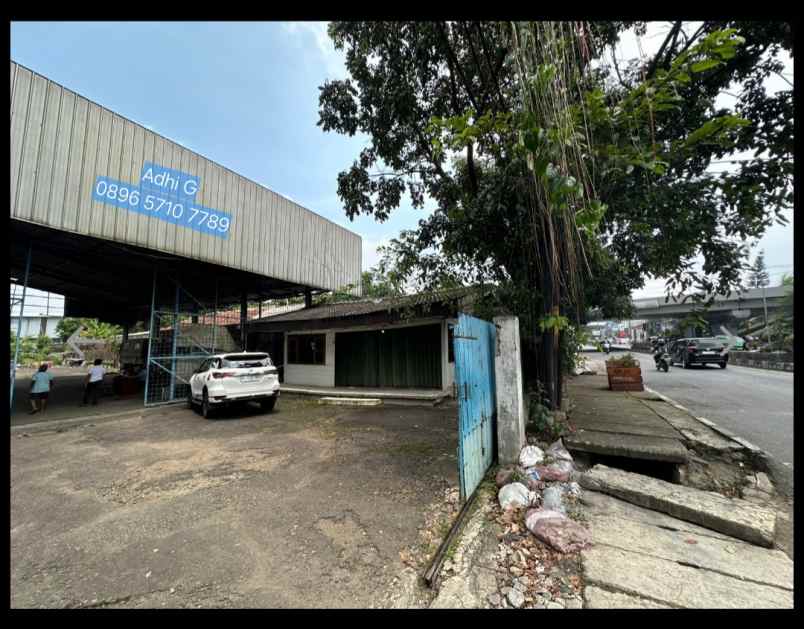 dijual rumah gudang mainroad cimahi