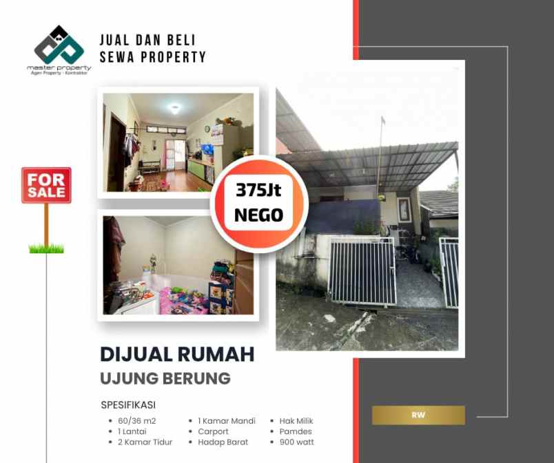 dijual rumah jalan cigending