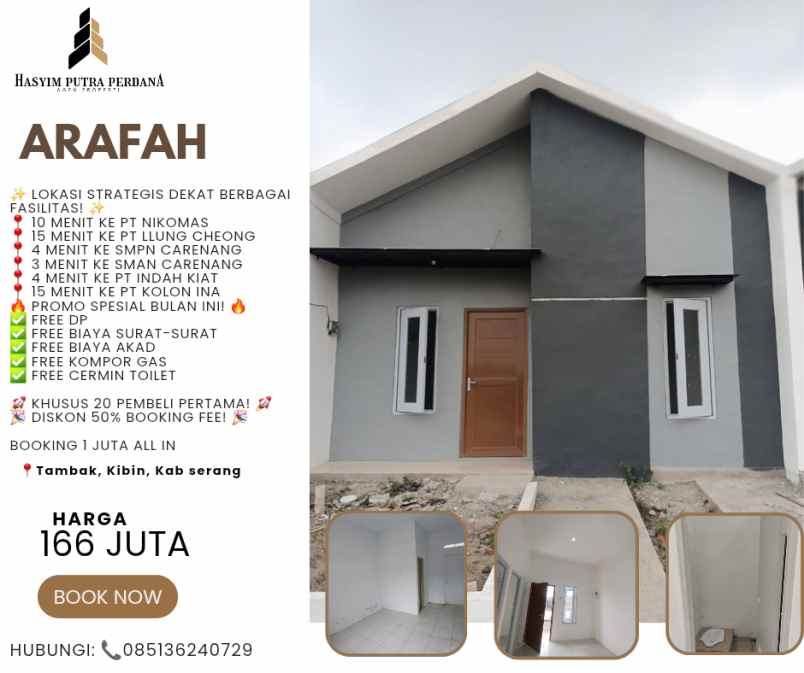 dijual rumah jl tambak kibin kab serang