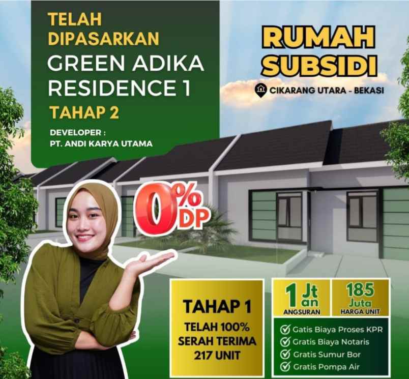 dijual rumah karang sentosa