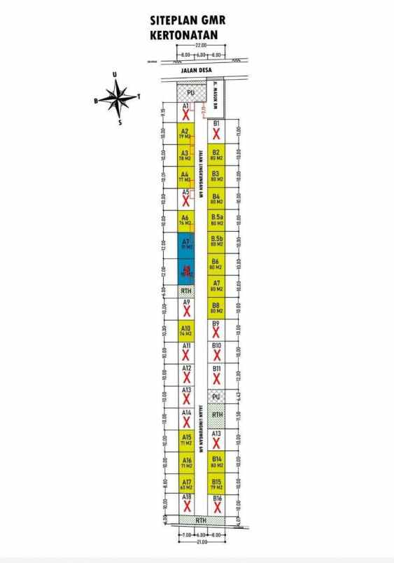 dijual rumah kertonatan sukoharjo jawa
