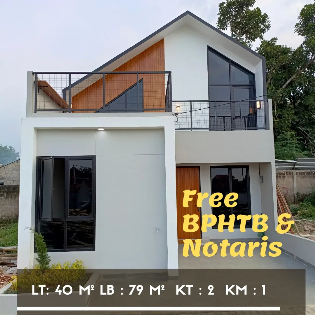 dijual rumah menzanine murah dekat stasiun depok