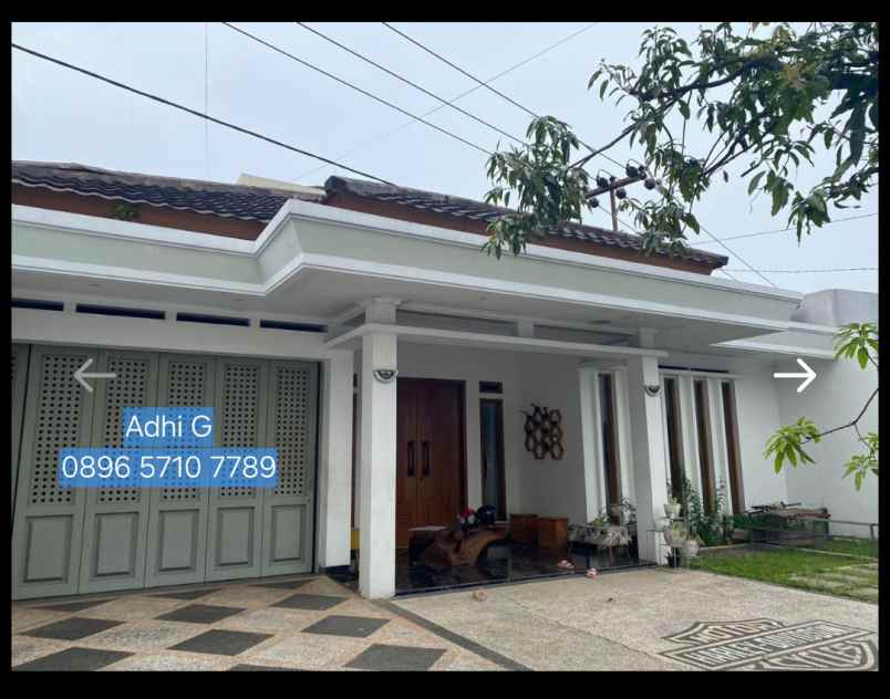 dijual rumah mewah swimming pool di margahayu bandung