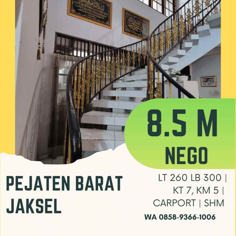 dijual rumah pejaten barat